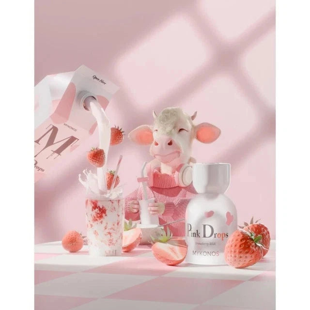Pink Drops Strawberry Milk Extrait by Mykonos